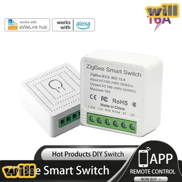 Sonoff Basic R2 Smart Switch Wifi Wireless Smart Home Remote Control Timer  DIY Switch Via Ewelink APP Work with Alexa Google