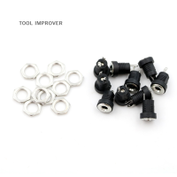 TOOL IMPROVER 10pcs DC Power JACK SOCKET ขั้วต่อปลั๊กตัวเมีย3.5mm x 1.35mm