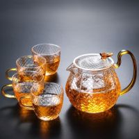 ✷ Heat-resistant tea set high borosilicate making teapot gift box