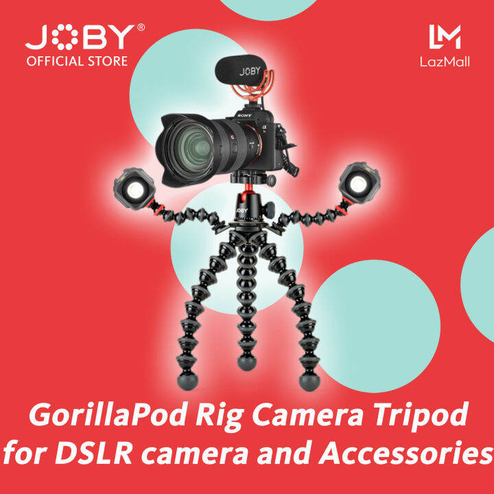 Joby GorillaPod Rig Camera Tripod Vlogging Tripod DSLR Tripod Travel Tripod Lazada PH