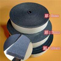 Free Shipping Black Low Density Sponge Tape Single Side Rubber Shockproof Horn Seal Sponge Strip 3mm/5mm/10mm