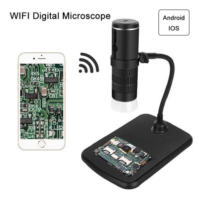 LED USB Digital Microscope 1000X WIFI Mobile Phone Microscope Support IOS Android PC Video Microscope for Skin Detection