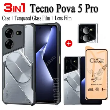 For Tecno Pova 5 Pro Phone Back Case LH8n Flower Cartoon Fashion Shell for TECNO  POVA