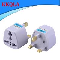 QKKQLA 1/2/5pcs Universal EU US AU to UK 3 Pin AC Power Socket Plug Travel Wall Charger Outlet Adapter Converter Connector UK plug