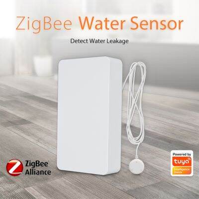 Tuya ZigBee Water Leakage Alarm Sensor Smart Home Water Level Detector Flood Alert Overflow Security Protect Against Water Leaks