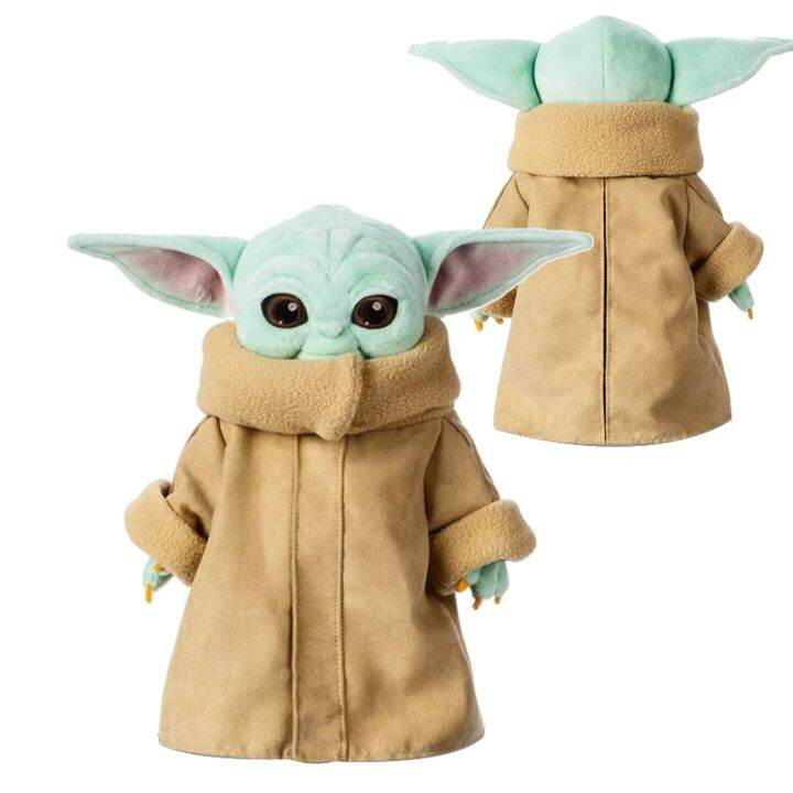 Disney 30cm Baby Yoda Plush Dolls The Mandalorian Peluche Child Grogu
