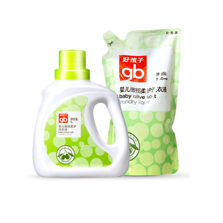 "gb good boy baby olive soft care laundry detergent 3L" baby special