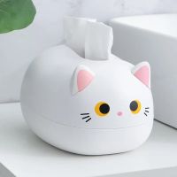 Multifunction Tissue Box Kitchen Napkin Storage Box  Paper Container Desktop Toilet Paper Holder Cute  Style Decorate New Tissue Holders