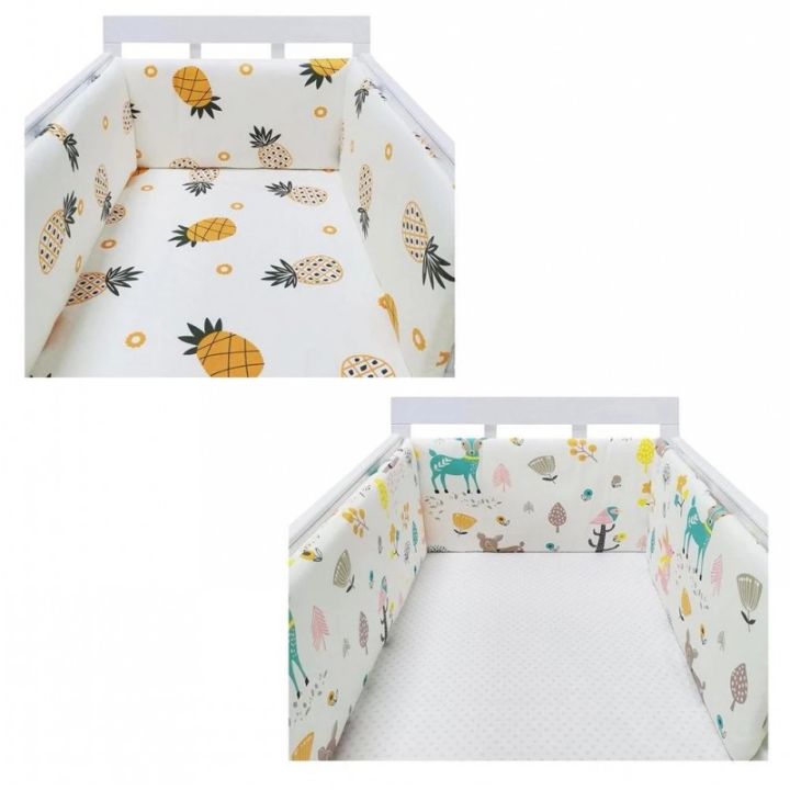 baby-crib-bumper-set-newborn-polka-dot-cotton-printed-cot-bumpers-in-crib-infant-protector-for-baby-boy-girl-boy-200-30cm