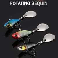 Spinner Bait Metal VIB Fishing Lure Rotating Tail Vibration Sequins Japan Original Wobbler Trolling Bait Predator for Pike Bass