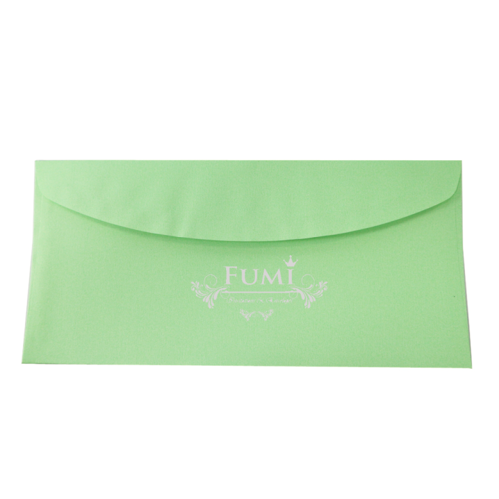 fumi-ซองการ์ดแต่งงาน-4-25x9-นิ้ว-200-ซอง-ฝาโค้ง-สีเขียว