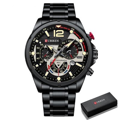 [แท้ ร้านคนไทย!] CURREN 8395 นาฬิกาข้อมือ พร้อมกล่องหรู อนาล็อก Quartz คุณภาพเยี่ยมยอด