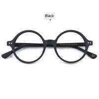 HDCRAFTER Vintage Round Wood Prescription Optical Glasses Frame Women Retro Handmade Red Clear Lenses Ladies Eyeglasses Frames