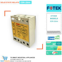 FOTEK โมดูลโซลิดสเตทรีเลย์25A 24-380VAC อินพุต AC ไฟฟ้ากระแสสลับสามเฟสรเลย์สถานะของแข็ง ESR-25AA