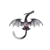 W6New Punk Personality High-End Dragon Brooch,Alloy Clothing Accessories