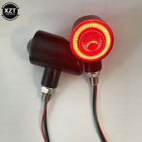 【CW】△▦  2PCS 12v Motorcycle Turn Color 9LED Signals Brake Lights Indicators