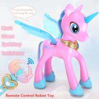 Intelligent Robot Unicorn With Sing Dance Wing Glow Touch Control Kid Early Education Toy Speak Story Magic Control Unicorn Gift