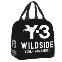 ✑✌✤ Y3 WILDSIDE Yohji Yamamoto Lunch Box Women Cooler Thermal Food Insulated Lunch Bag Kids School Children Picnic Tote Bags