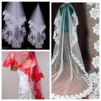 Bridal Veils Crystal Wedding Bridal 1.5 Meters 2.5 Meters Long One Layer Veil Whitered Wedding Accessories