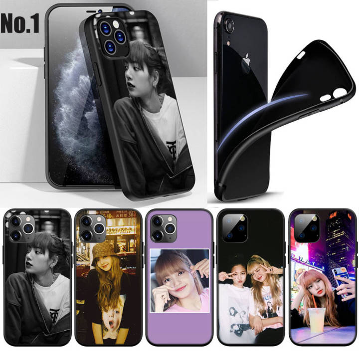 12gv-cute-lisa-kpop-อ่อนนุ่ม-high-quality-ซิลิโคน-tpu-phone-เคสโทรศัพท์-ปก-หรับ-iphone-7-8-11-12-13-14-pro-xs-max-se-x-xr-plus-se