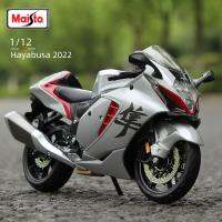 Maisto 1:12 Suzuki Hayabusa 2022โมเดลรถจักรยานยนต์ Sportster ยานพาหนะหล่อแบบคงที่ของเล่นคอลเล็คชันของขวัญโมโต