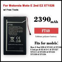 แบตเตอรี่?สำหรับ Motorola Moto E 2nd E2 XT1526 1528 XT1063 XT1077 XT1527 XT1511 XT1505 XT1524/(FT40) 2390MAh