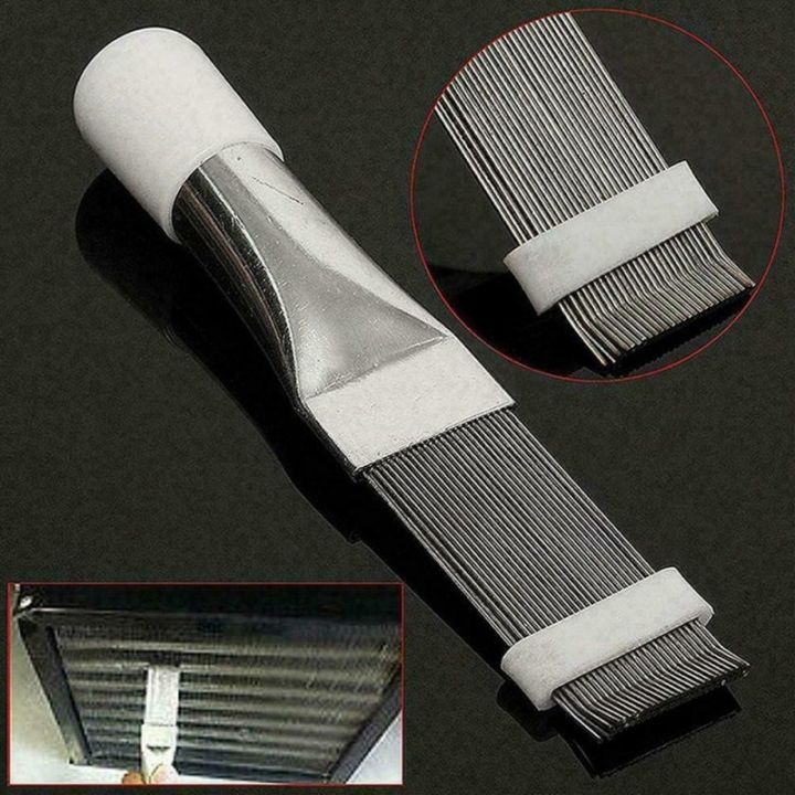 air-conditioner-stainless-steel-fin-comb-a-c-coil-cleaner-metal-fin-hvac-condenser-evaporator-radiator-cleaning-tool-fin-repair-universal-brush