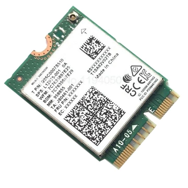 wireless-adapter-green-wifi-card-pcb-wifi-card-for-intel-9461ngw-wifi-card-ac-9461-2-4g-5g-dual-band-802-11ac-m2-key-e-cnvi-bluetooth-5-0