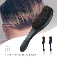 Wood Handle Boar Bristle Anti Static Cleaning Brush Hairdressing Beard Brush Barber Hair Styling Comb Shaving Tools for Men