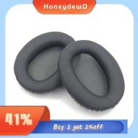 HONEYDEWD 2Pcs หูฟังแบบสวม อุปกรณ์เสริมเสริม แผ่นรองหูฟัง ชุดหูฟังหูฟัง แผ่นรองหู ฟองน้ำโฟมฟองน้ำ เบาะรองหูฟัง อะไหล่สำหรับเปลี่ยน