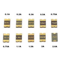 ฟิวส์ตั้งค่าใหม่ได้ PTC ฟิวส์1812 SMT SMD 0.1A 0.3A 0.5A 0.75A 1.5A 1.1A 2A 2.6A 6V 8V 13.2V 15V 16V 24V 30V 60V ฟิวส์ MF-MSMF ฟิวส์