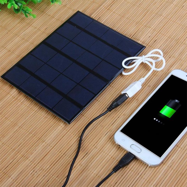 6V 3.5W Solar Power Panel Charger USB OTG Portable Solar Charger Device ...