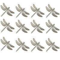 72 Pcs Dragonfly Napkin Rings, Zinc Alloy Napkin Buckle Silver Napkin Ring for Hotel Wedding Holiday Table