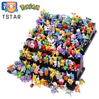 TS【ready Stock】24ชิ้น/เซ็ต Tomy Pokemon Figures Collection 2-3Cm Pokémon Pikachu อะนิเมะรูปของเล่นเด็กวันเกิดของขวัญ【cod】