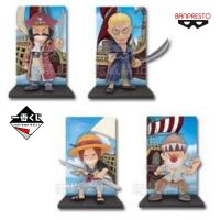 One Piece Card Stand Figure Ichiban Kuji Onepiece The Legend of Gol D. Roger F Prize WCF (Banpresto) Shanks, Buggy