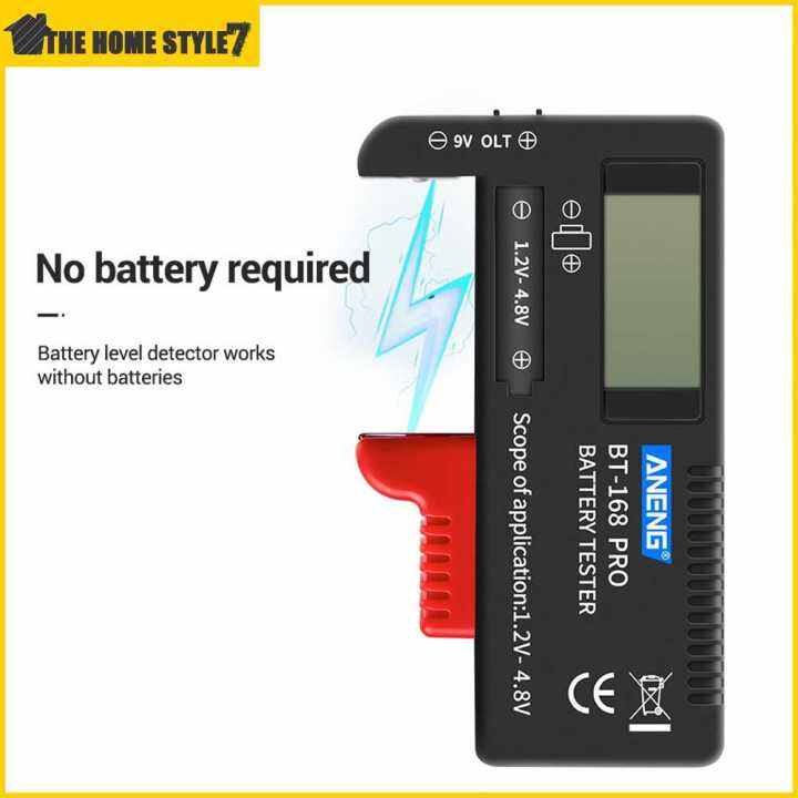 ANENG BT-168 PRO เครื่องวิเคราะห์ความจุแบตเตอรี่ Penguji Baterai ...