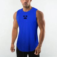 Gym Fitness Muscle Sleeveless Breathable Quick-drying Tank Tops Mens Casual Summer Mesh Moisture Wicking Cool Feeling T-Shirt