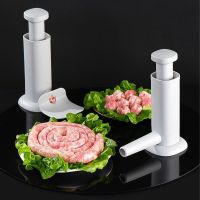 【CW】 Sausage Stuffer Manual Meat Machine Hand Operated Food Maker Funnel Nozzle Set Filler