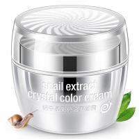 ครีมหอยทากสูตรพรีเมี่ยม ช่วยให้หน้าขาวตั้งแต่ครั้งแรกที่ใช้ Rorec Snail Crystal Color Cream 50 G.