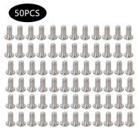 50Pcs M8x16mm Semi-Circular Cap Screw Stainless Steel Mushroom Button Head Hex Socket Bolt Screw Nails Screws  Fasteners