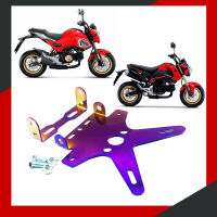 ท้ายสั้นใส่ป้ายทะเบียน ท้ายสั้นพับได้ MSX 125 SF ไทเทเนียม LICENSE PLATE HOLDER FOR HONDA GROM MSX