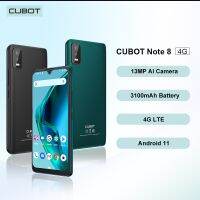 Cubot Note 8 2022 New Android Smartphone 16GB ROM(128GB Extended) Dual SIM 4G Mobile Phones 13MP AI Camera 3100mAh Face ID