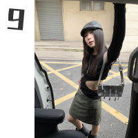 New style[9hour] เสื้อสเวตเตอร์ผู้หญิงกันแดดหน้าร้อน 2023 เสื้อกล้ามแขนยาวถอดออกได้สไตล์เกาหลีสำหรับผู้หญิง