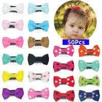 Holiday Discounts 10-50Pcs/Lot Candy Color Baby Mini Bow Hair Clips Safety Hair Pins Barrettes For Children Girls Kids Rion Hair Accessories