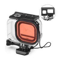 GoPro 7 / 6 / 5 Waterpoof Housing Case + Red Filter เคสกันน้ำ + ฟิลเตอร์แดง