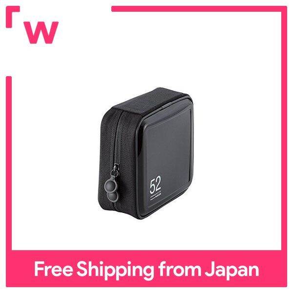 CD / DVD case / semihard / zipper / 52 pieces / Black Lazada