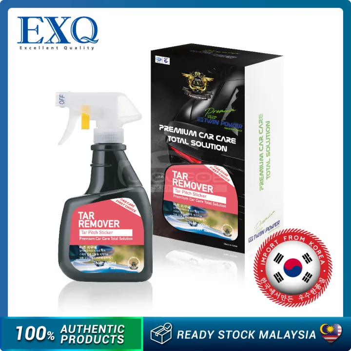 EXQ Tar Remover Expert 400ml Clean Tar Spot, Road Grime, Bugs, Oil Grease and Tree Sap [Ready