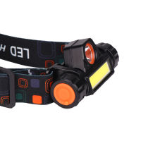 Led Headlamp XP-G Q5 Built in Rechargeable 18650 Battery Head Flashlight Lamp Headlight 2500lm Cob Working Light