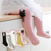 、‘】【= Baby Girls Cotton Knee High Socks Candy Color Spring Summer Kids Toddler Double Needle Socks For Children