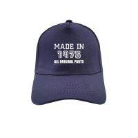 New Made In 1975 Baseball Caps Men Cool Birthday Gift Hat Unisex Peaked Cap MZ-185